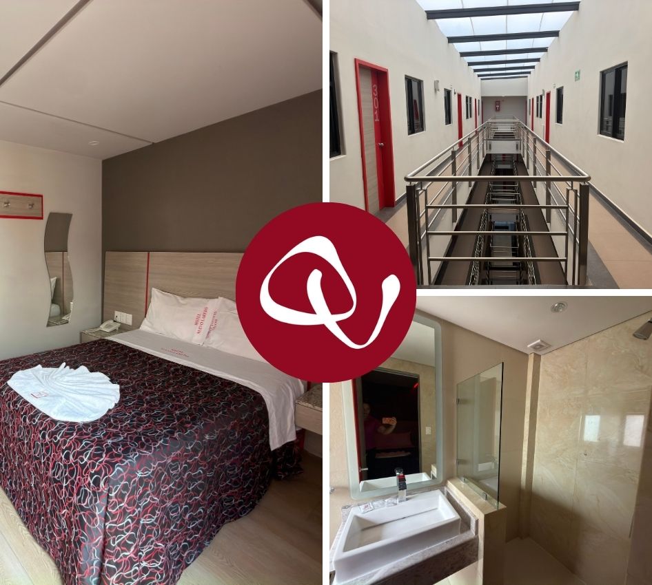 Habitación matrimonial de Hotel Nuevo Laredo